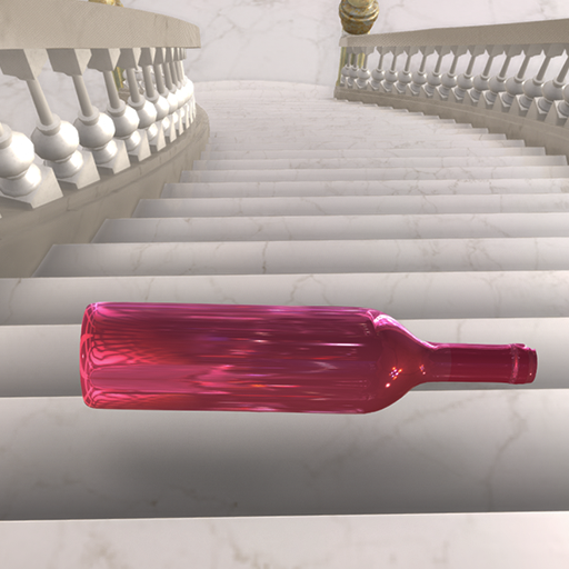 Bottle on Stairs: Rolling Down Bottle on Stairs: Rolling Down